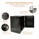 18U  700mm Depth Professional Wall-Mount Cabinet, Hinged Back Glass(Swing out Series)