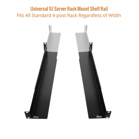 1U Full Depth Adjustable Server Rail