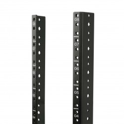 8U Tapped Vertical Rack Rail Pair Kit