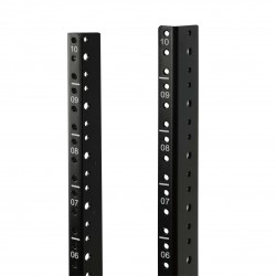 10U Tapped Vertical Rack Rail Pair Kit