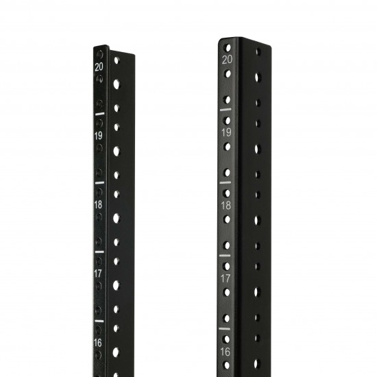 Tecmojo 20U Tapped Vertical Rack Rail Pair Kit