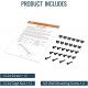 Tecmojo 3U Vertical Wall Mount Rack and Bracket for 19" Rack Mount Network and Server Equipment Tecmojo 3U Vertical Wall Mount Rack and Bracket for 19" Rack Mount Network and Server Equipment