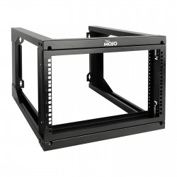 Tecmojo 6U 18'' Depth Wall Rack-Swing Gate 