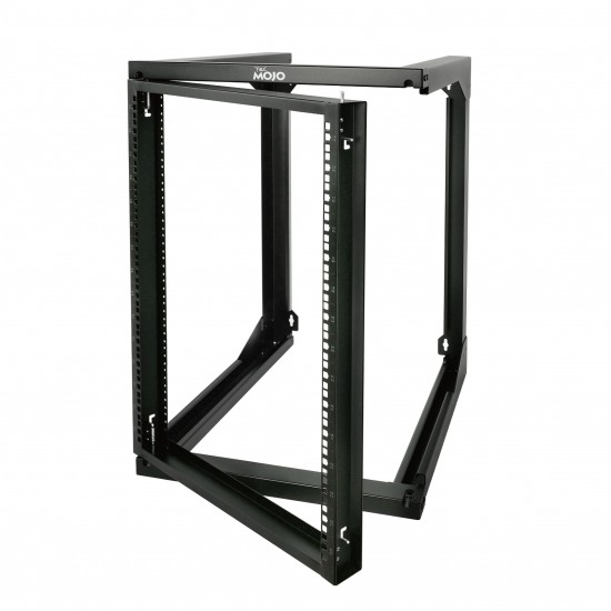 15U 24'' Depth Wall Rack-Swing Gate 