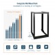 18U 18'' Depth Wall Rack-Swing Gate 