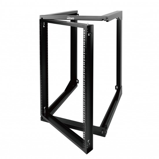 18U 24'' Depth Wall Rack-Swing Gate 