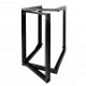 18U 24'' Depth Wall Rack-Swing Gate 