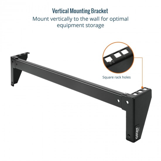 Tecmojo 1U Vertical Mount Wall Rack