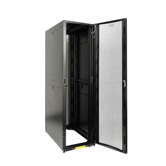 48U 600*1200 Server Cabinet, front mesh & back double mesh (06black) 