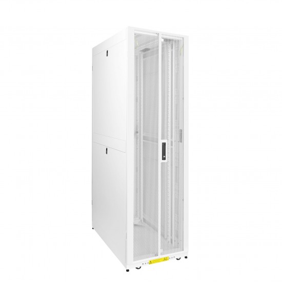 45U 600*1200 Server Cabinet, front mesh & back double mesh (06white)