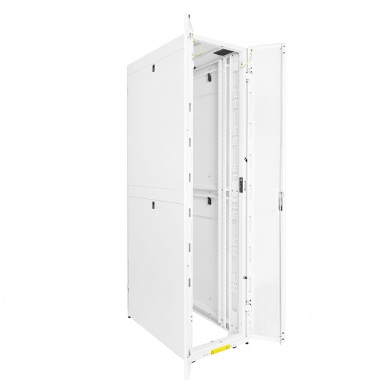 Tecmojo 52U 600*1200 Server Cabinet, front mesh & back double mesh (06white)