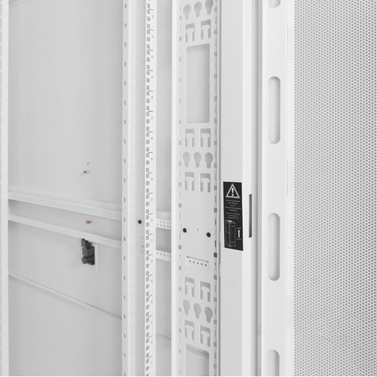 48U 600*1200 Server Cabinet, front mesh & back double mesh(06white)